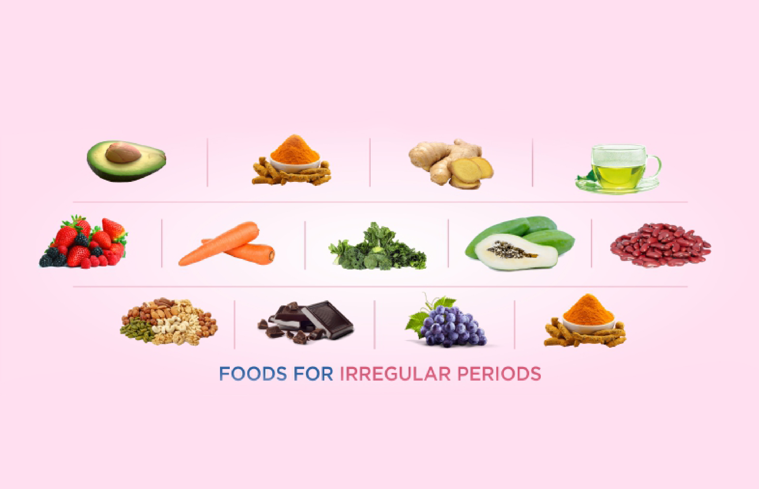 20 Superfoods For Irregular Periods (Menstrual Cycle)