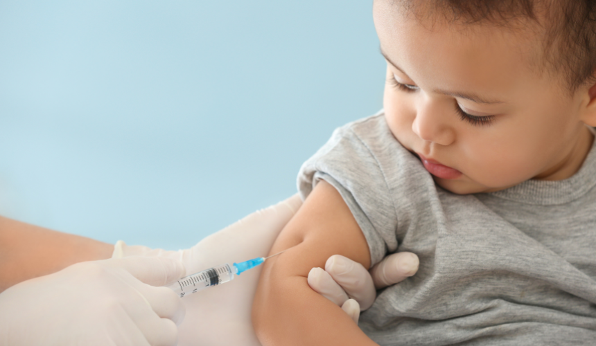 Baby's first immunization